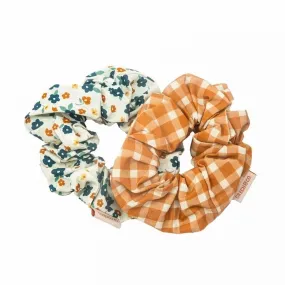 Hair Scrunchie set of 2 - Sienna Gingham   Meadow