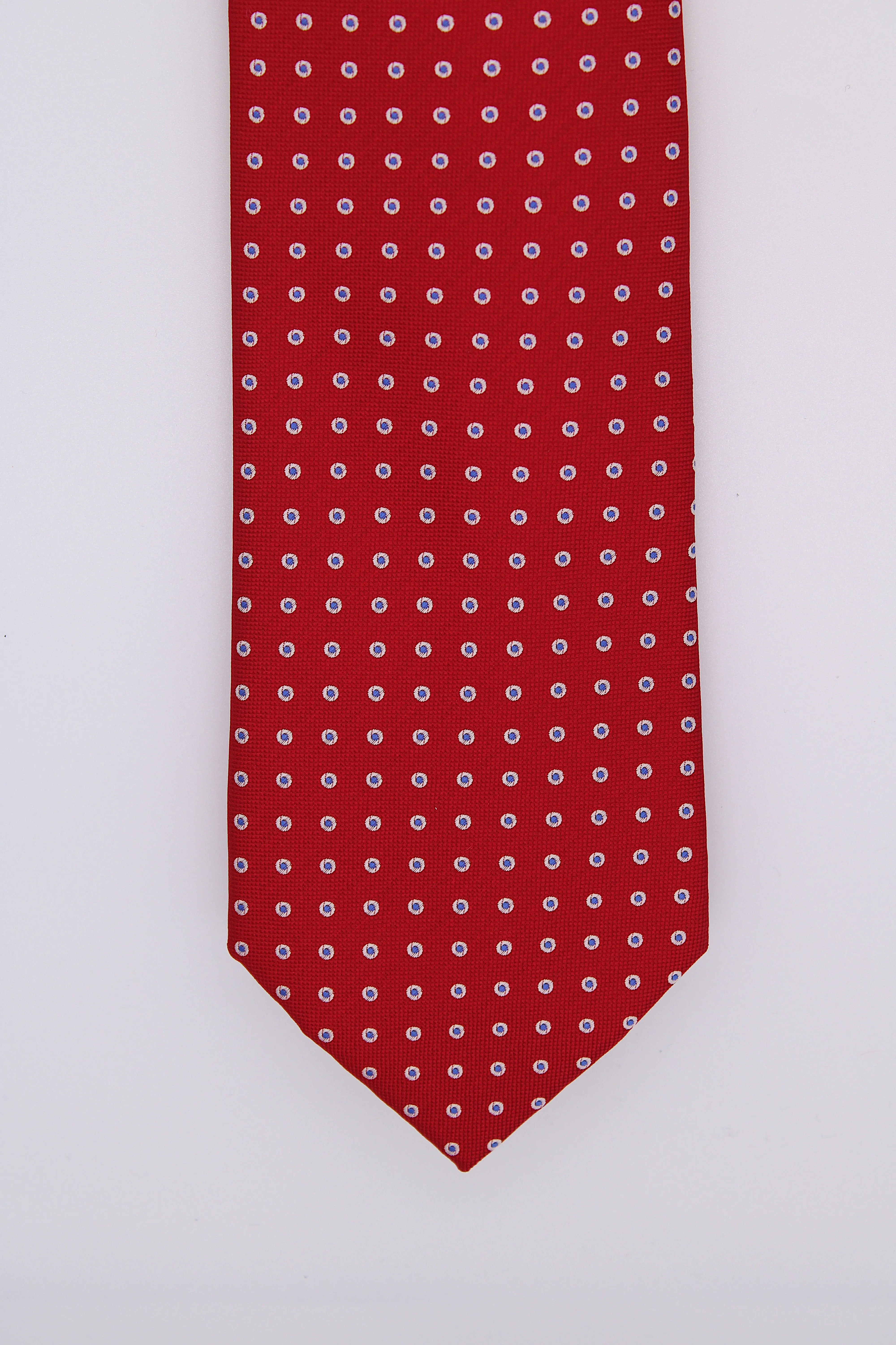 Hunter & Oak X-Long Red Spotted Tie Red