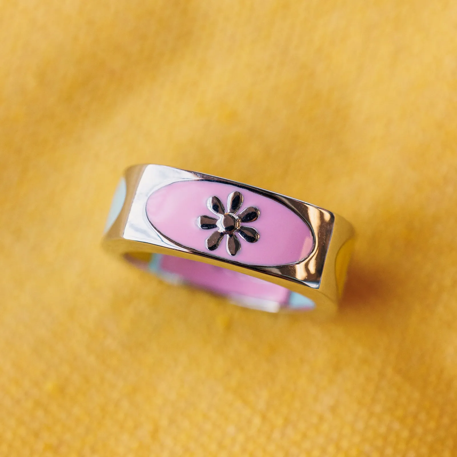 Inside Out Enamel Ring