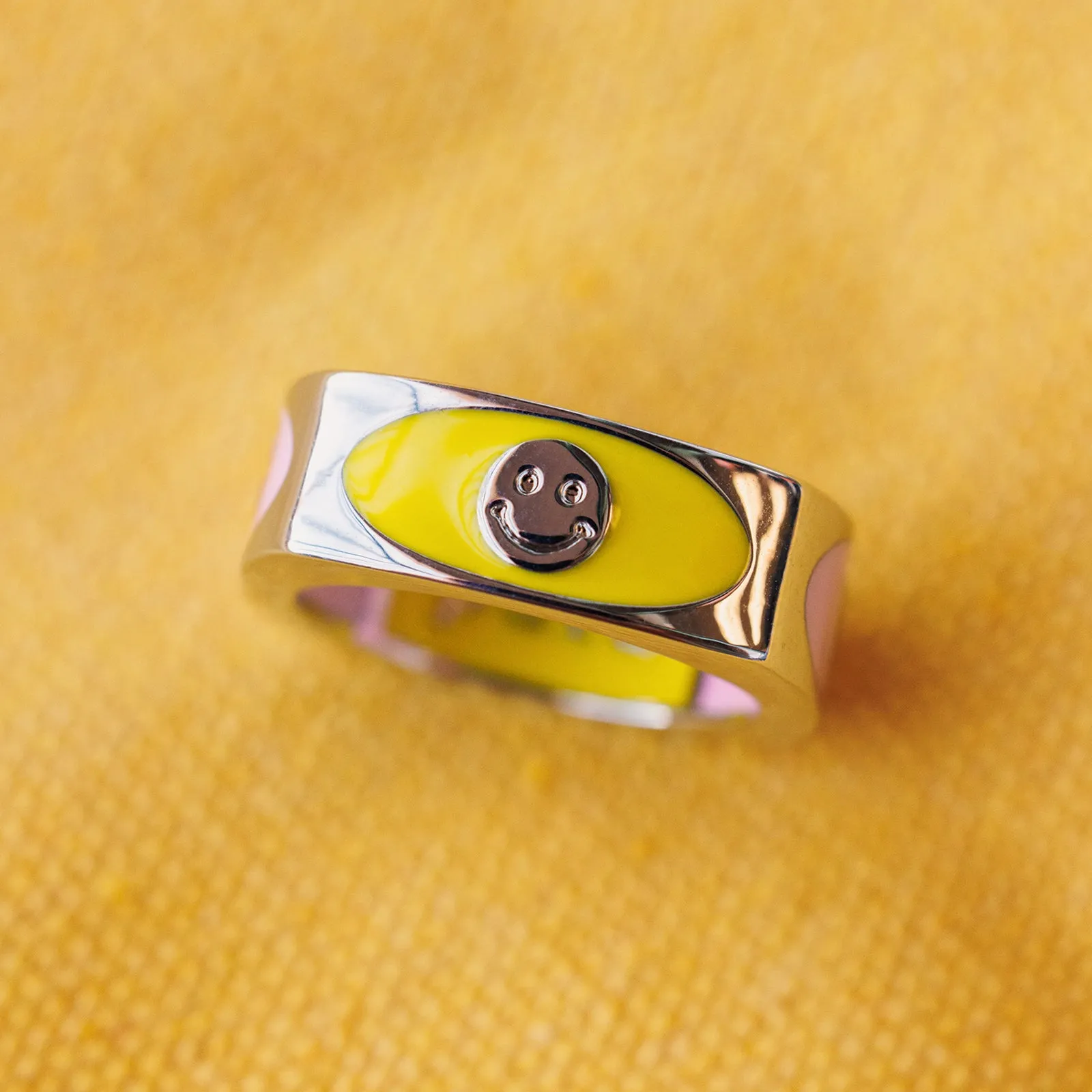 Inside Out Enamel Ring