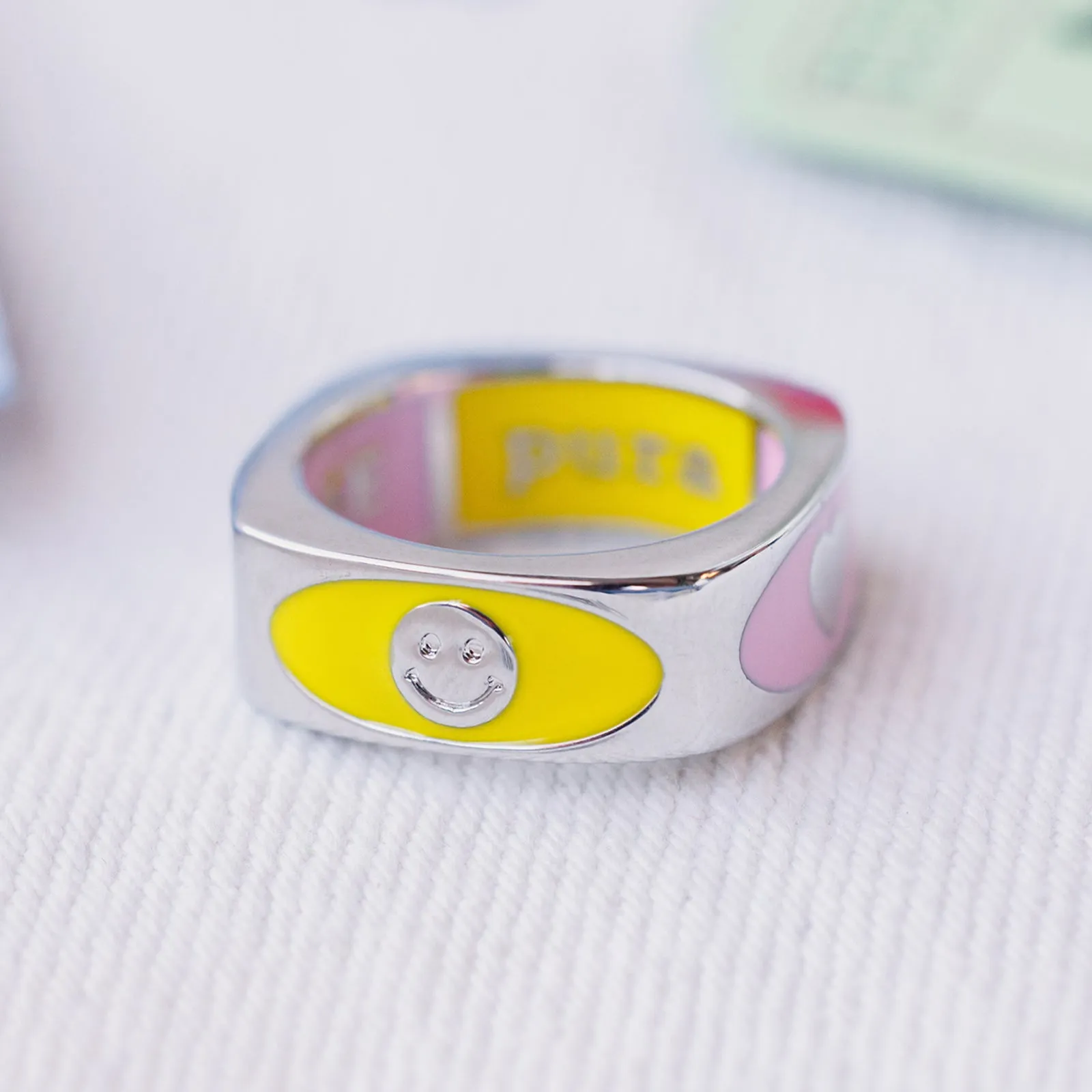 Inside Out Enamel Ring