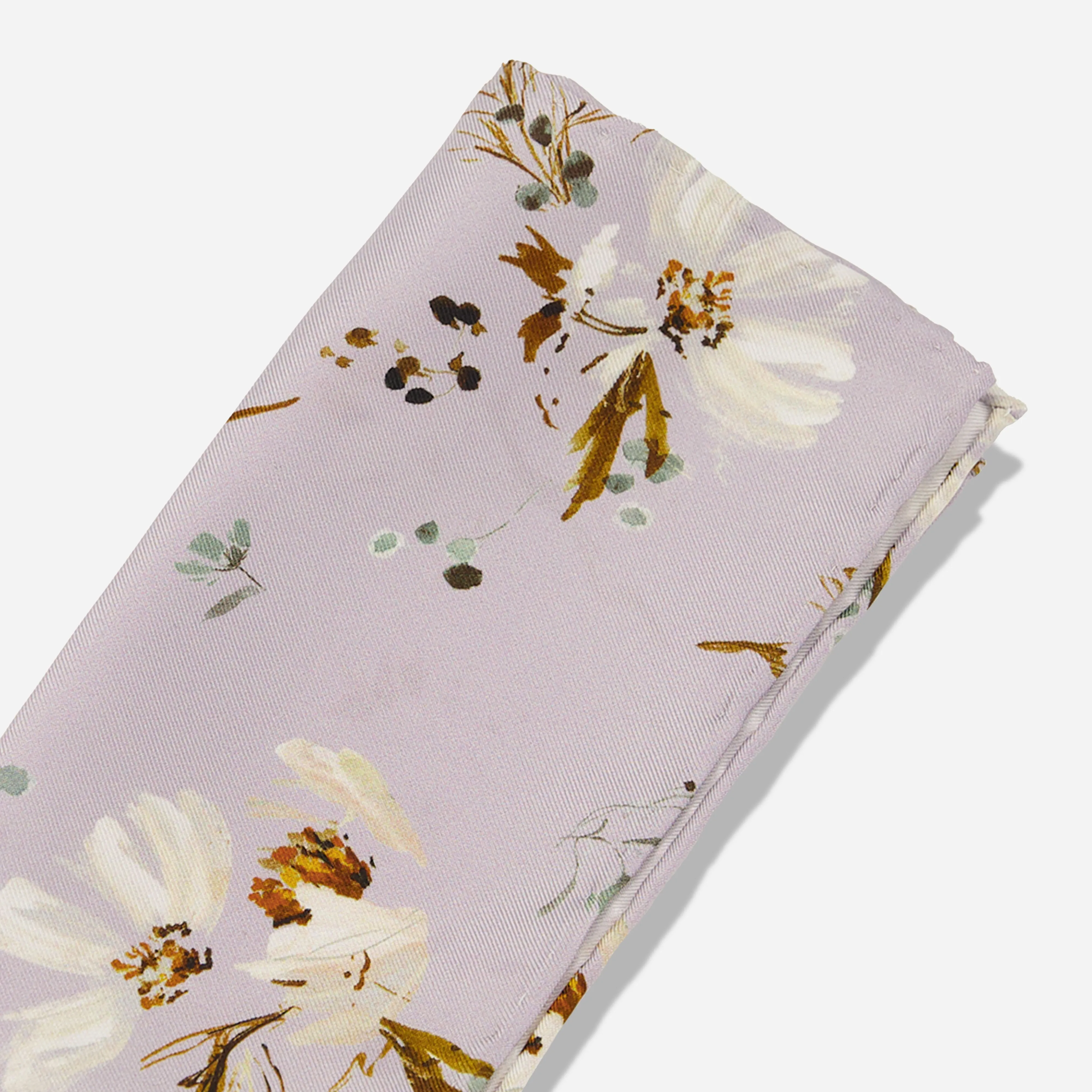 Kelly Ventura x Tie Bar Petal Palette Floral Lavender Pocket Square