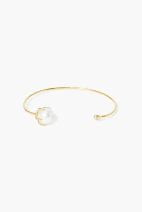 Lark Cuff Bracelet White Pearl