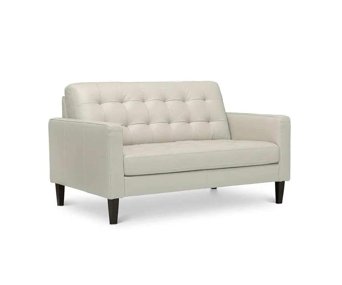 Laura Leather Loveseat