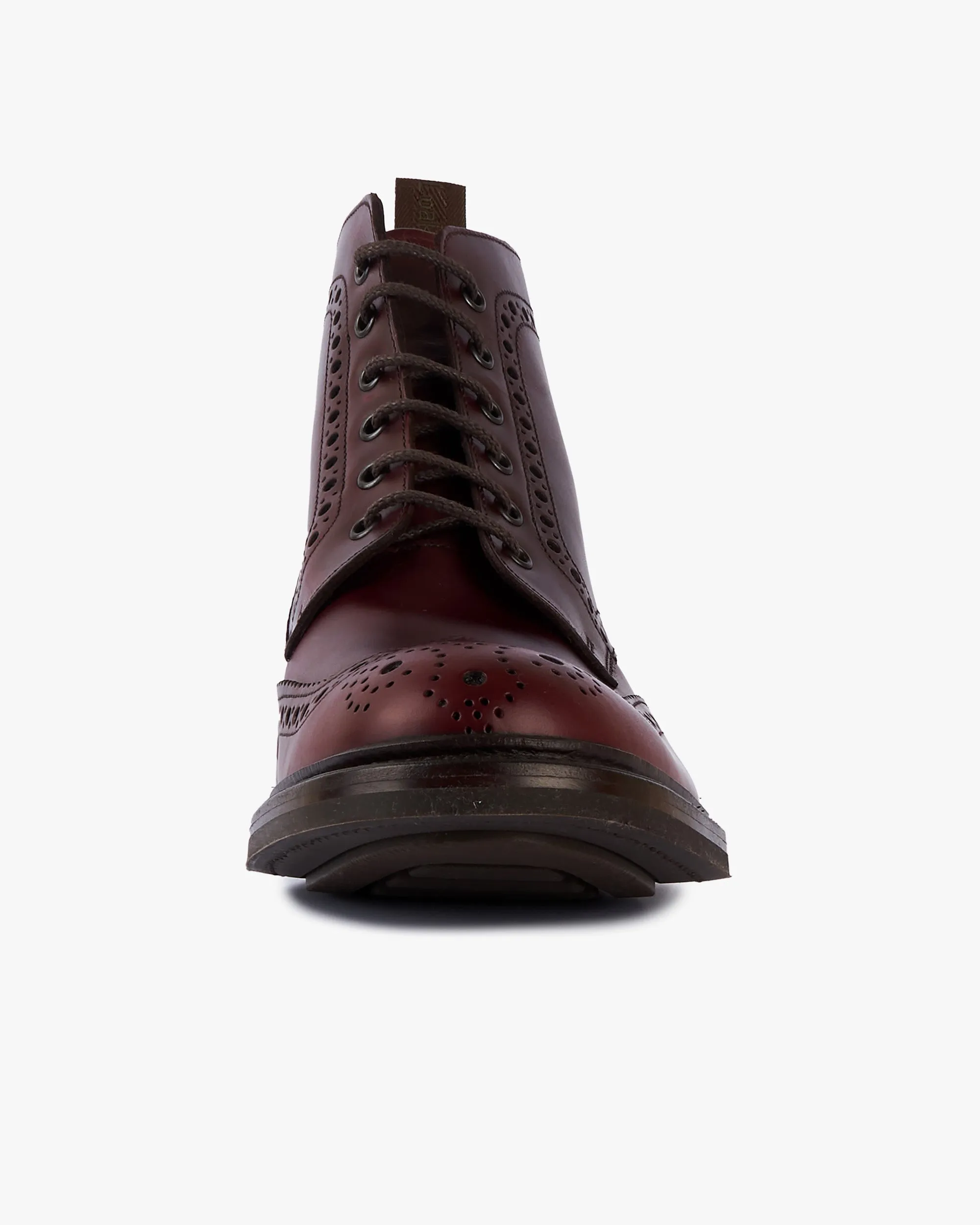 Loake 1880 Country Bedale Brogue Boot - Burgundy