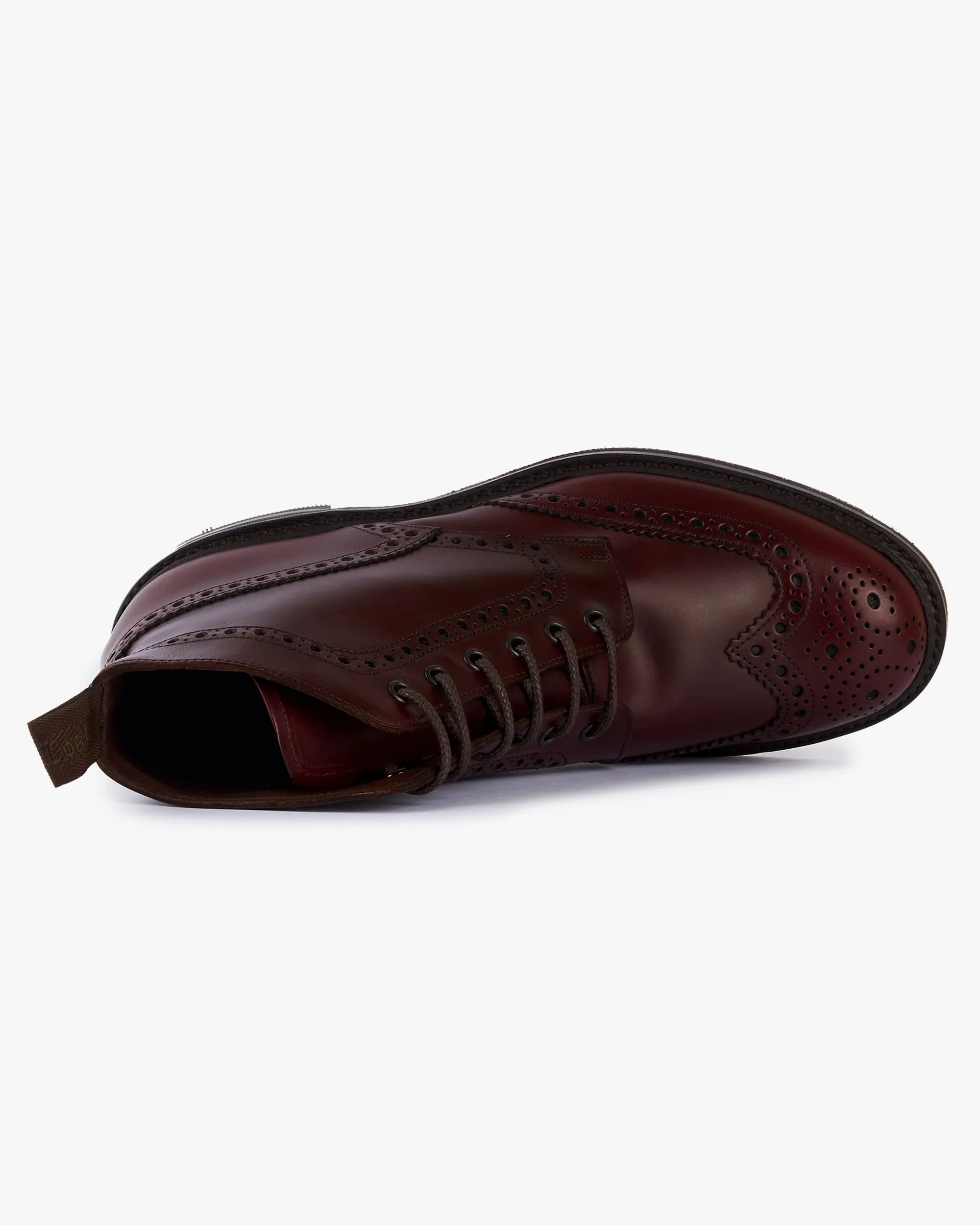 Loake 1880 Country Bedale Brogue Boot - Burgundy