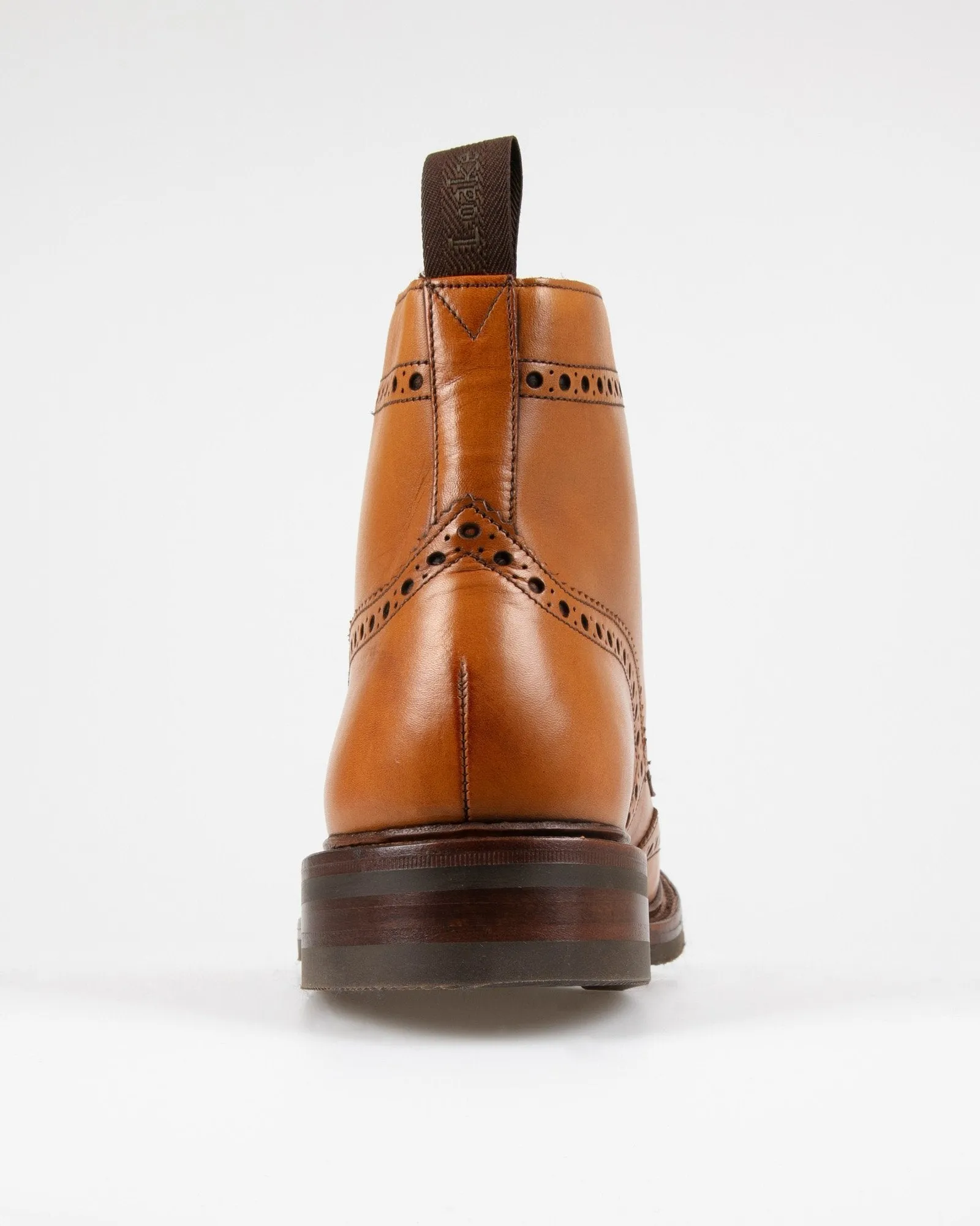 Loake 1880 Country Bedale Brogue Boot - Tan