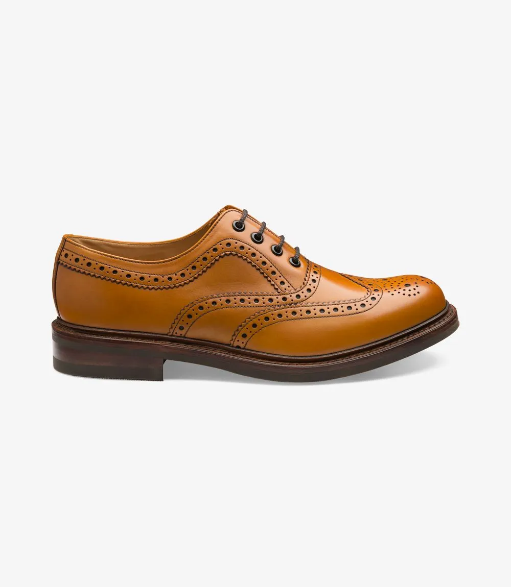 LOAKE Edward Brogue Shoe - Tan