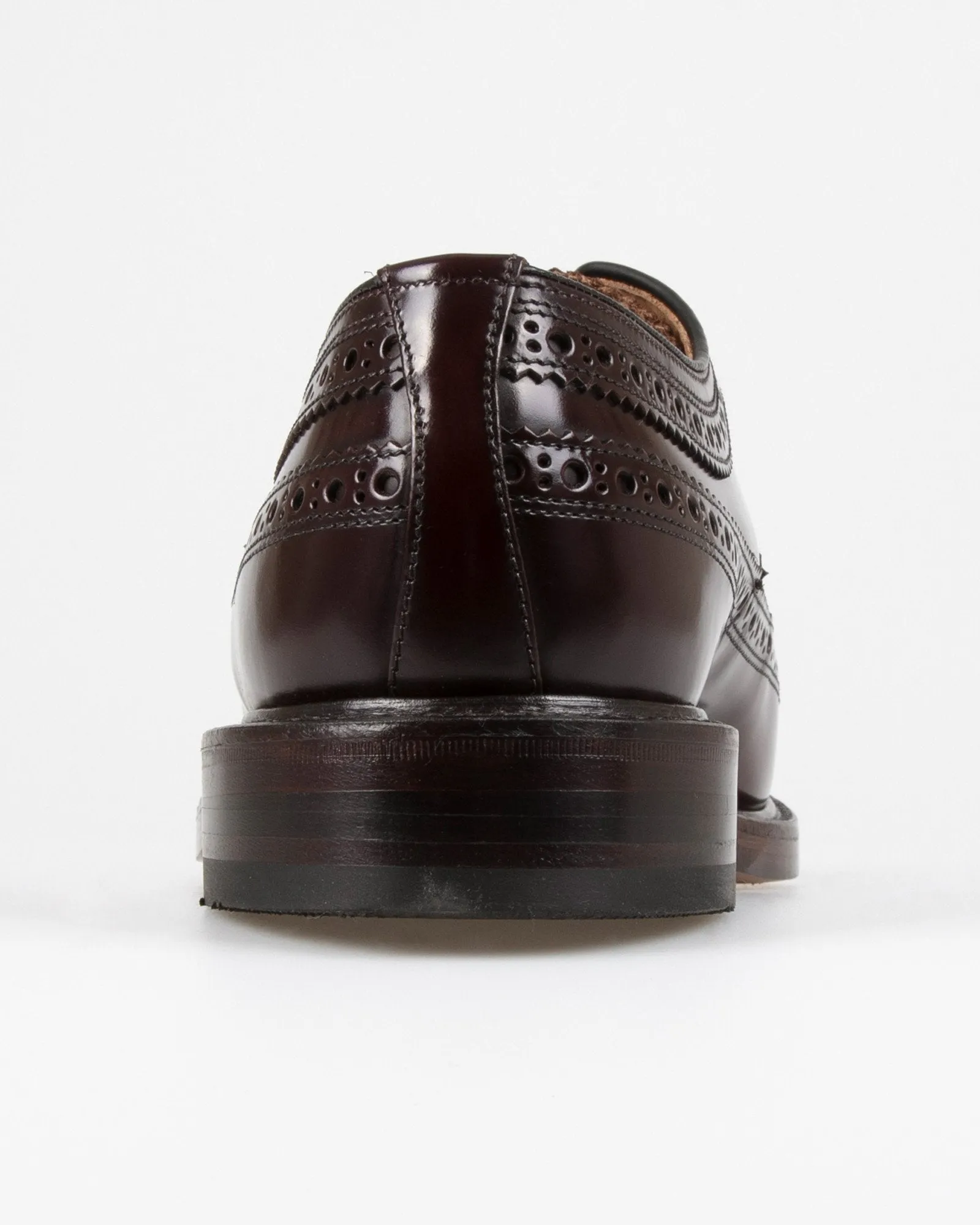 Loake Professional Royal Polished Long Wing Brogue - Oxblood