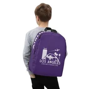 LOS ANGELES RETRO (PURPLE) Minimalist Backpack