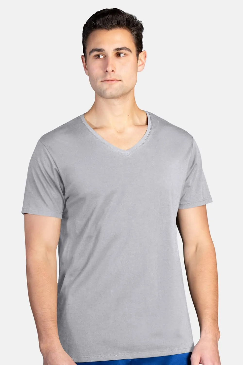 Men's Classic Fit Soft Stretch V-Neck Undershirt