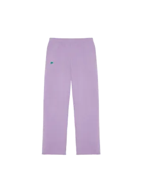 Mens Recycled Cashmere Loose Track Pants—orchid purple