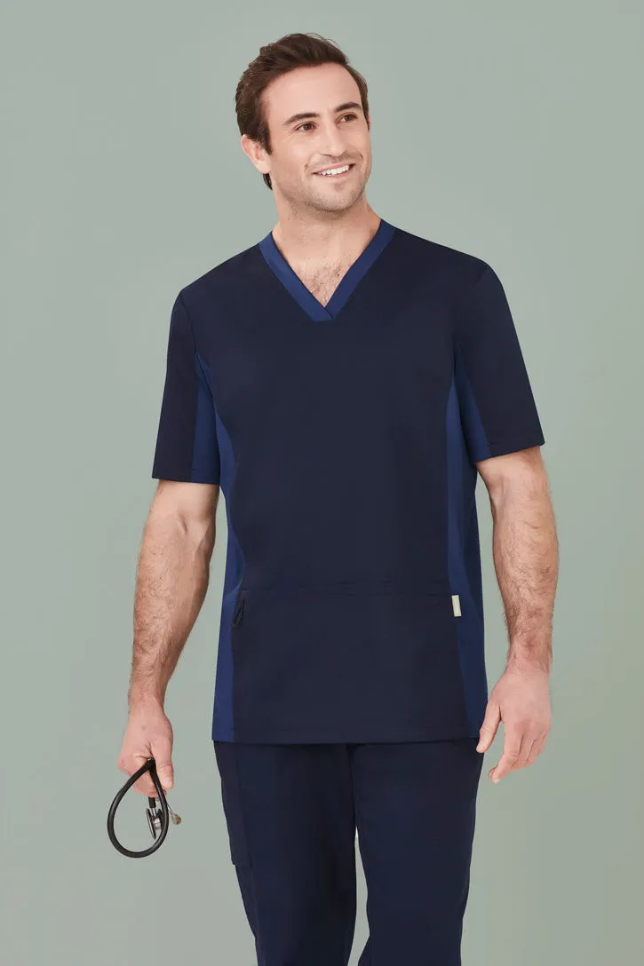 Mens Riley V-Neck Scrub Top