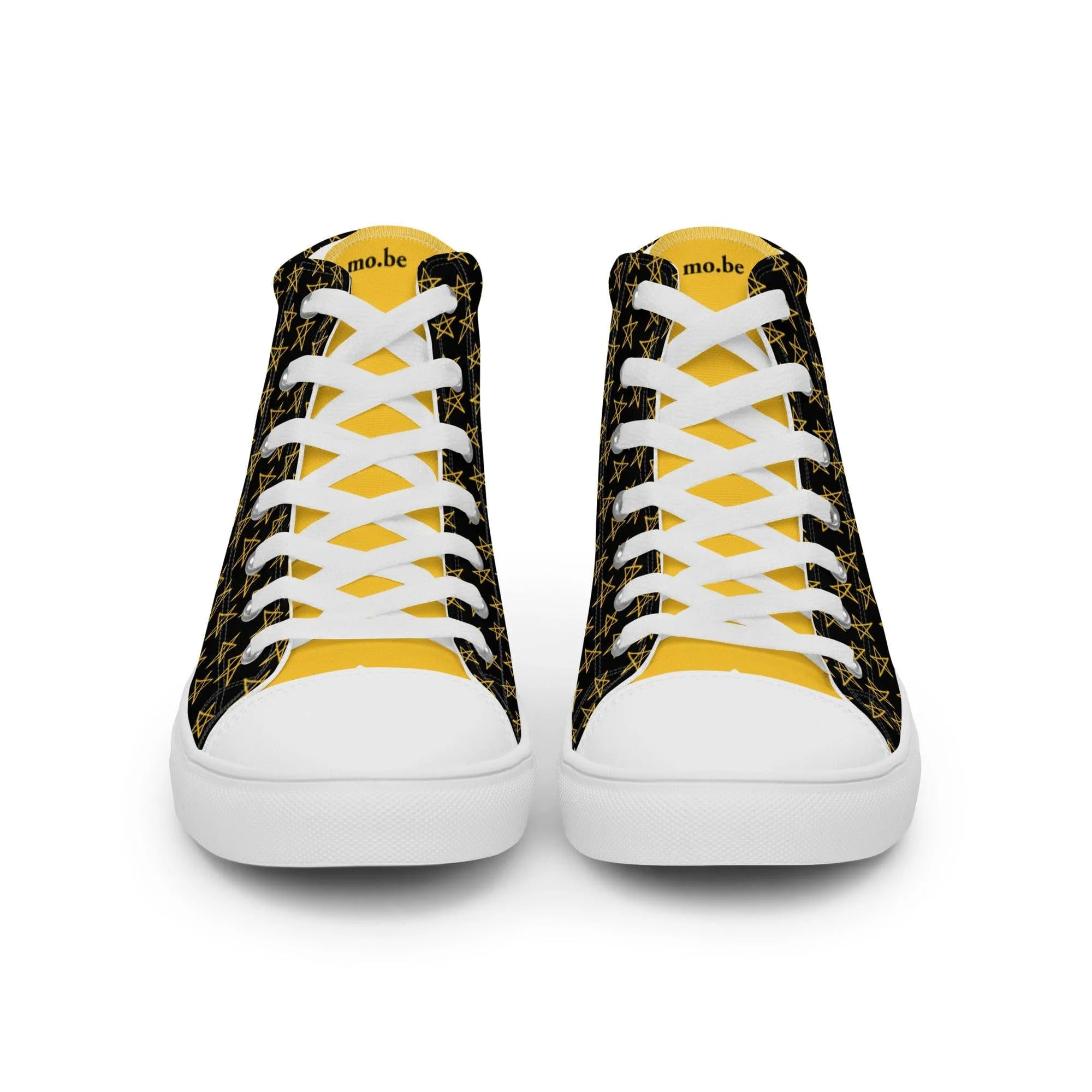 mo.be starboy high top canvas shoes