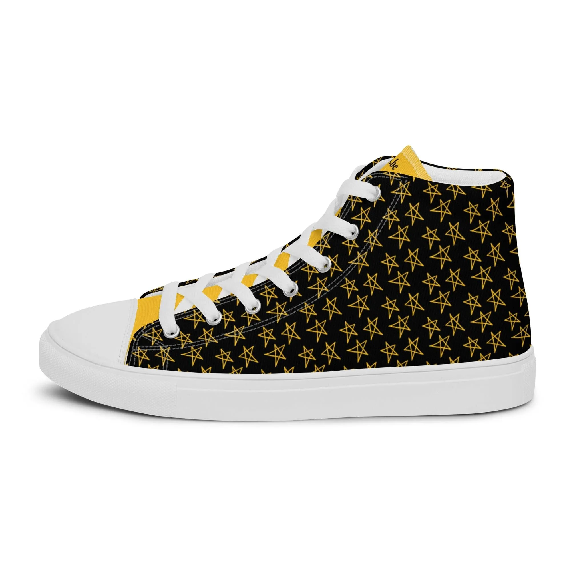 mo.be starboy high top canvas shoes