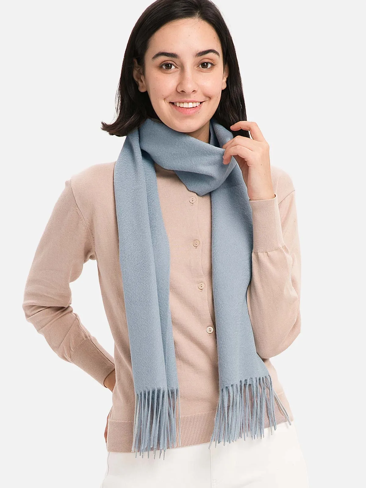 Pale Turquoise Cashmere Scarf