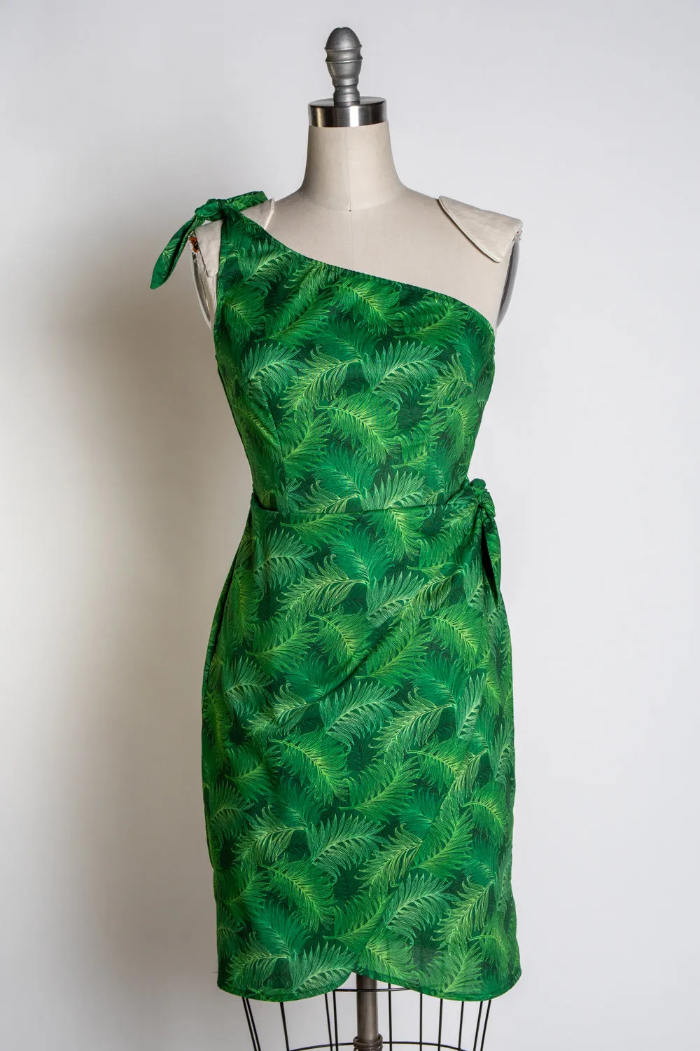 Paradise Dress- Green Ferns