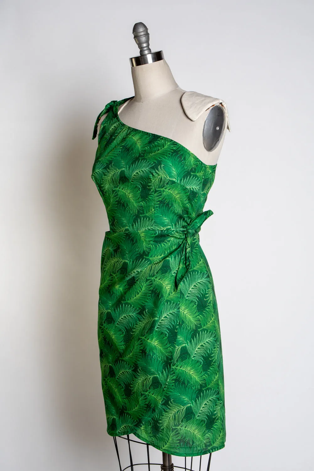 Paradise Dress- Green Ferns