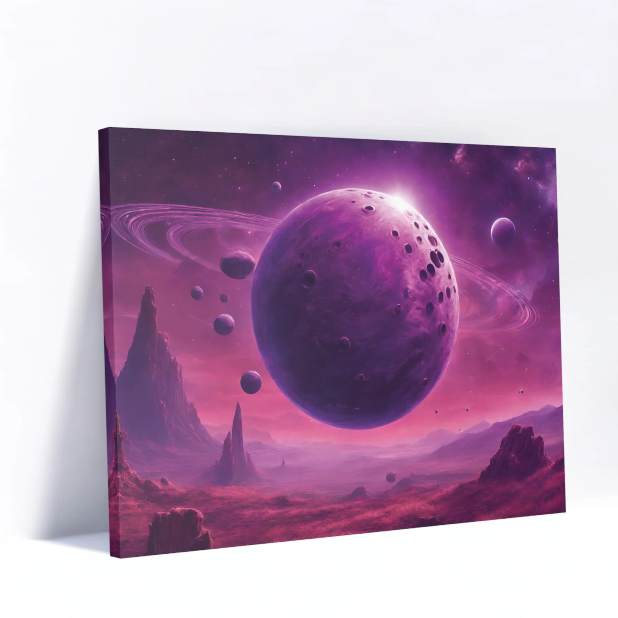 Purple Space (Galactic Field) Canvas