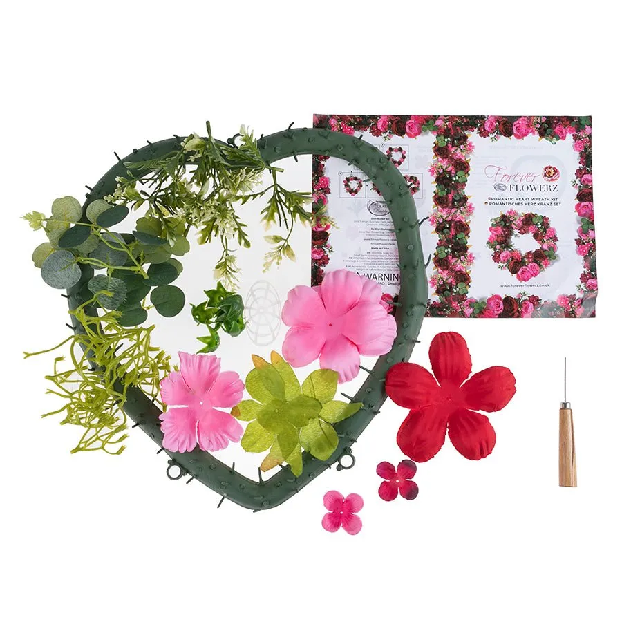 "Romantic Heart" Forever Flowerz Wreath