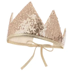 Rose Gold Sequins Crown