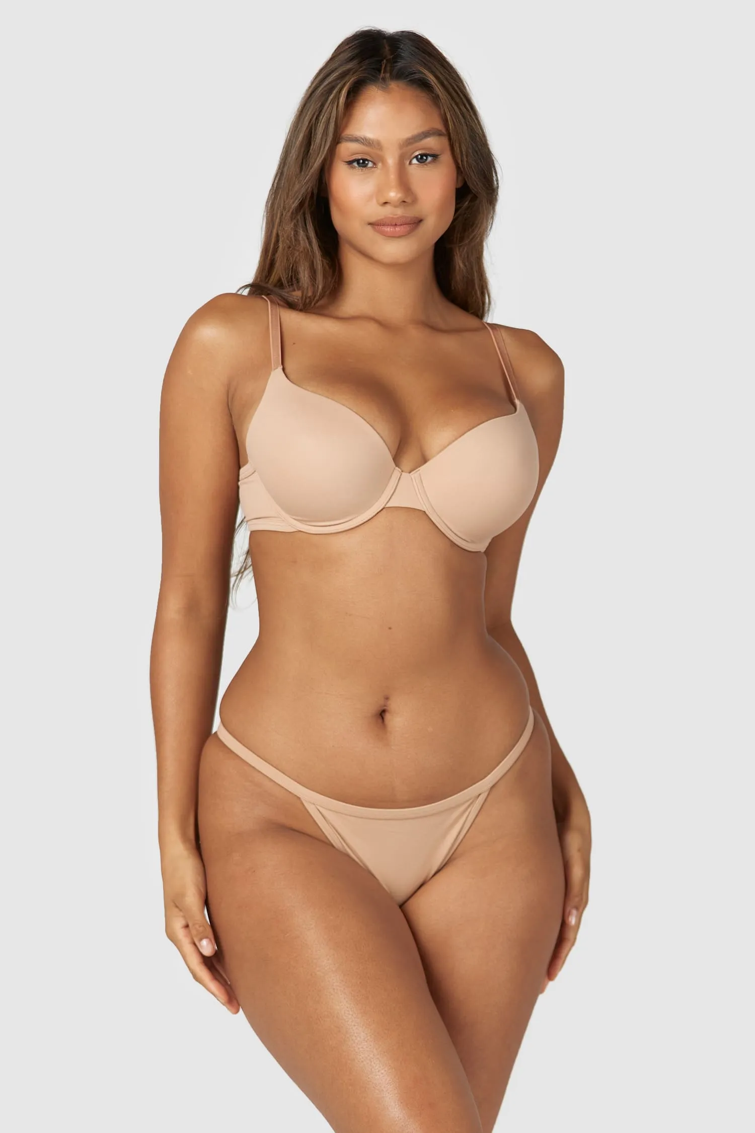 Sculpt Push-Up T-shirt Bra  - Honey