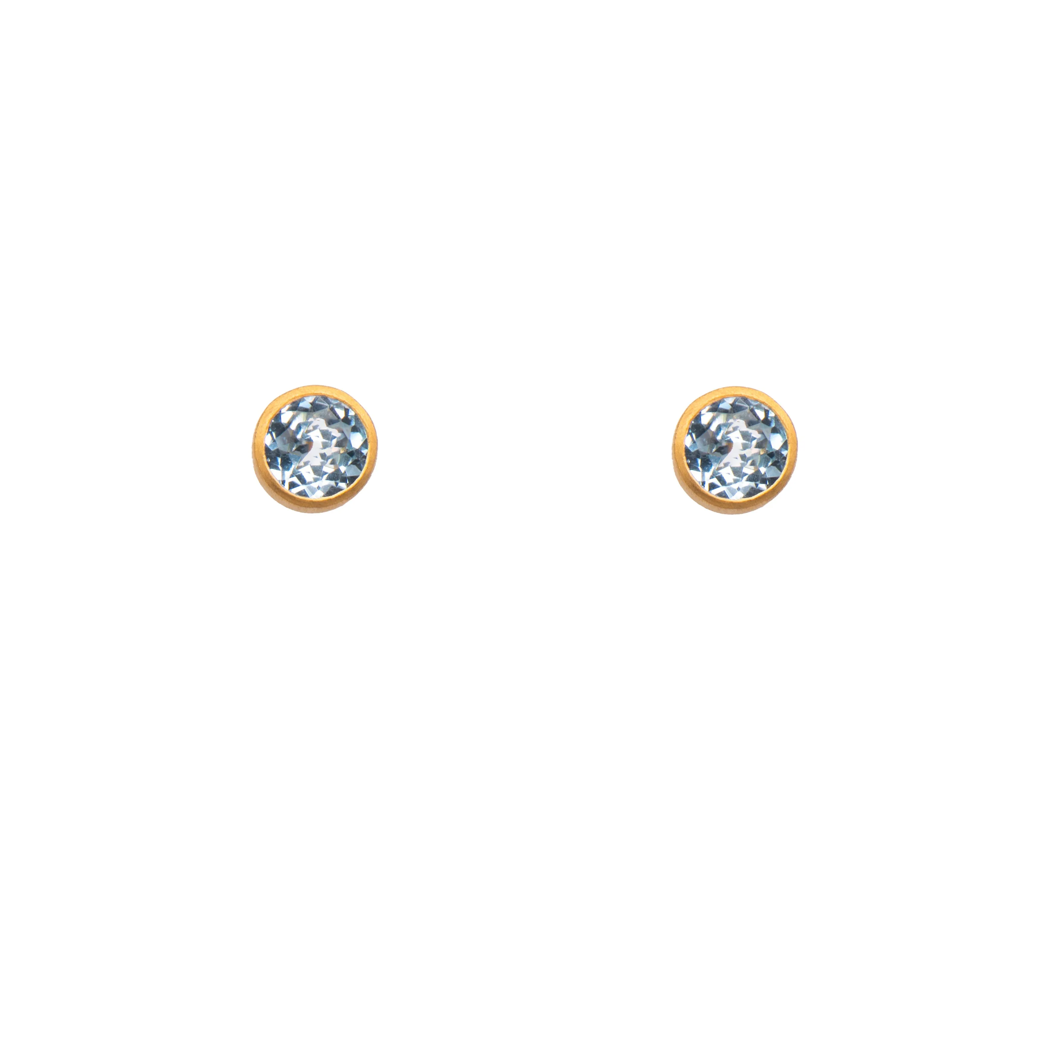 Signature Stud Earrings 24K Gold Vermeil Collection