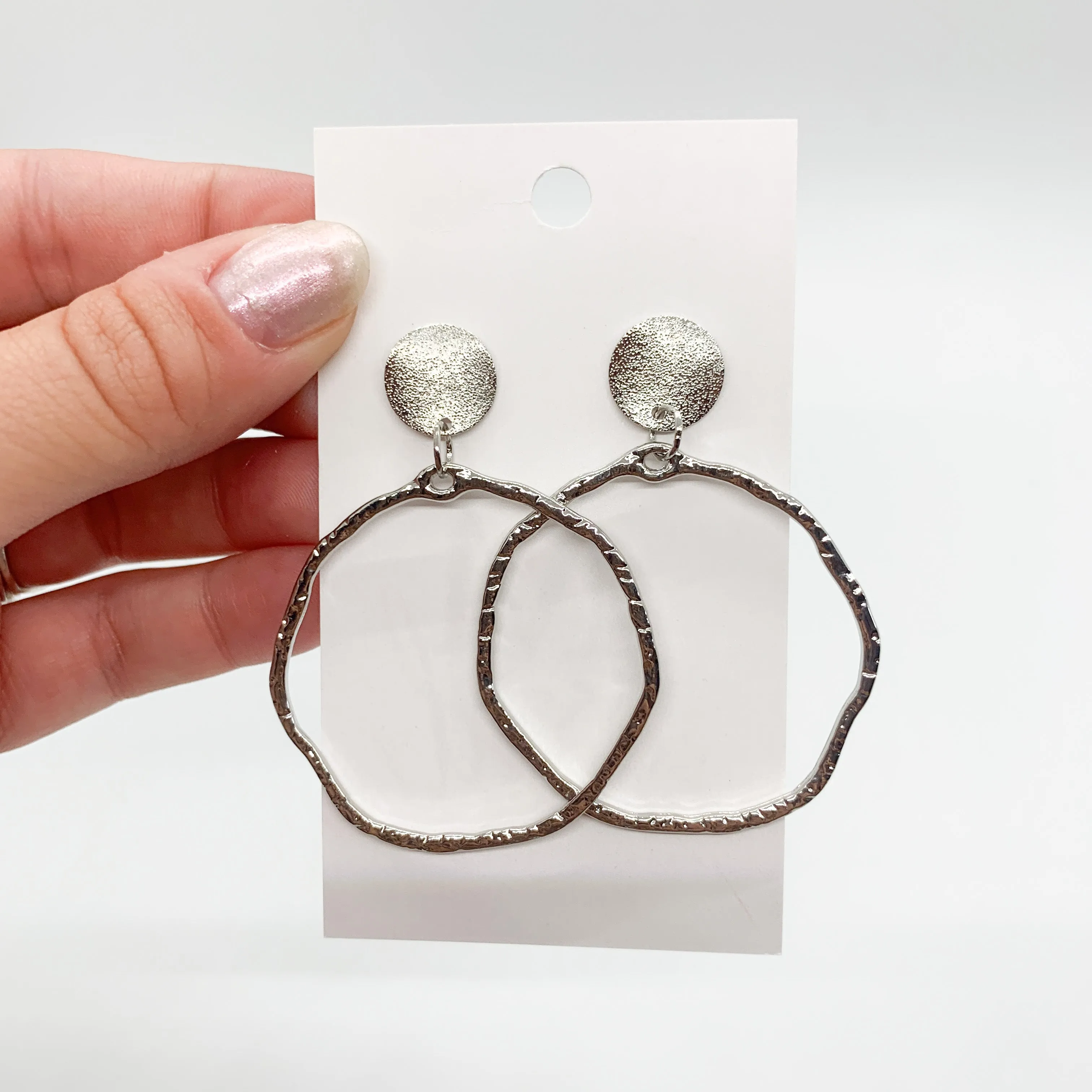 Silver Hoop Earrings