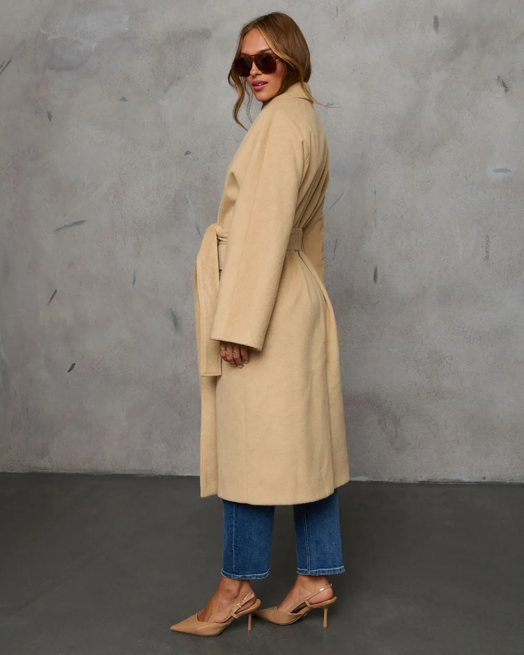 Stroll Along Wool Coat