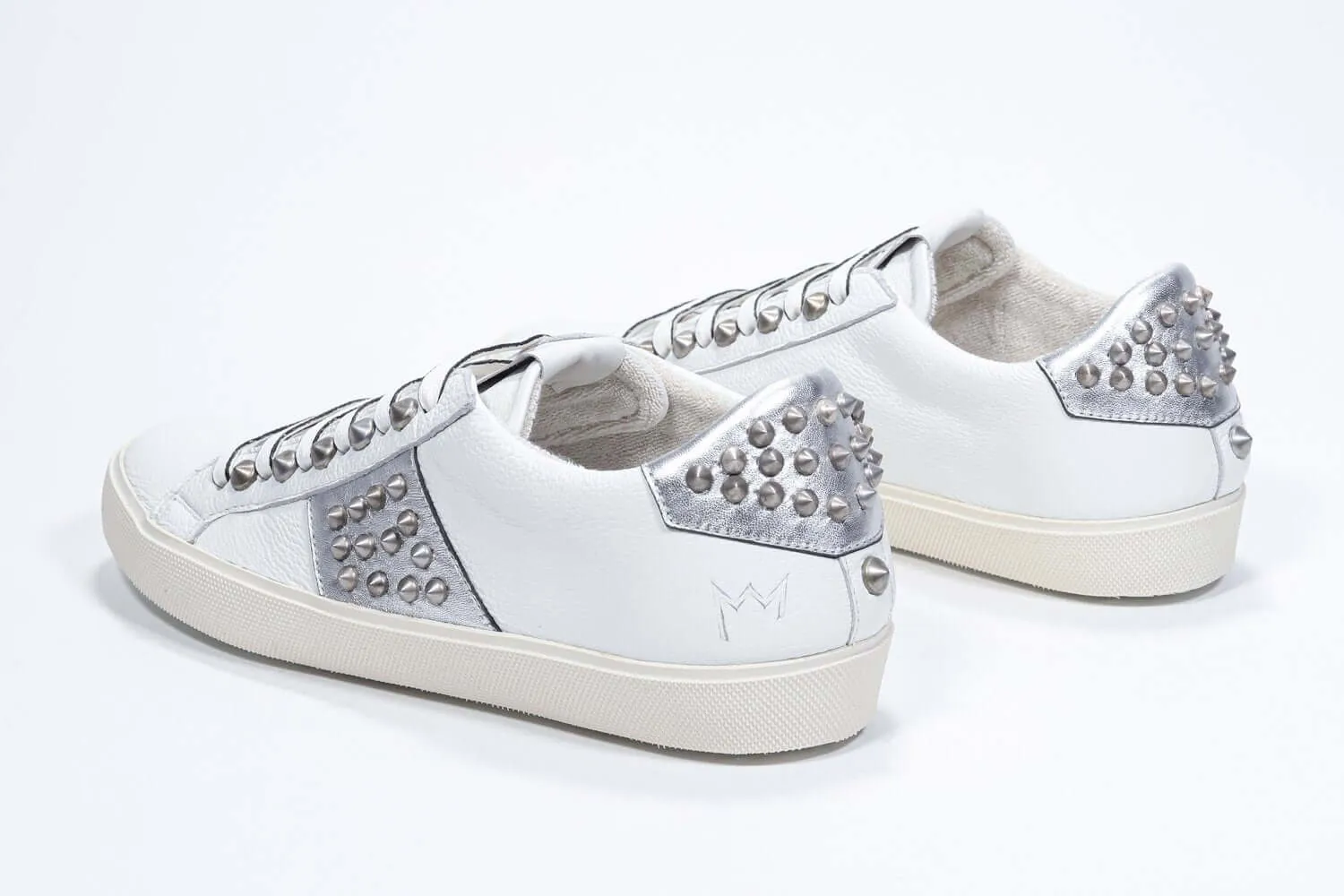 STUDLIGHT | Silver & White  - Low Top - Women