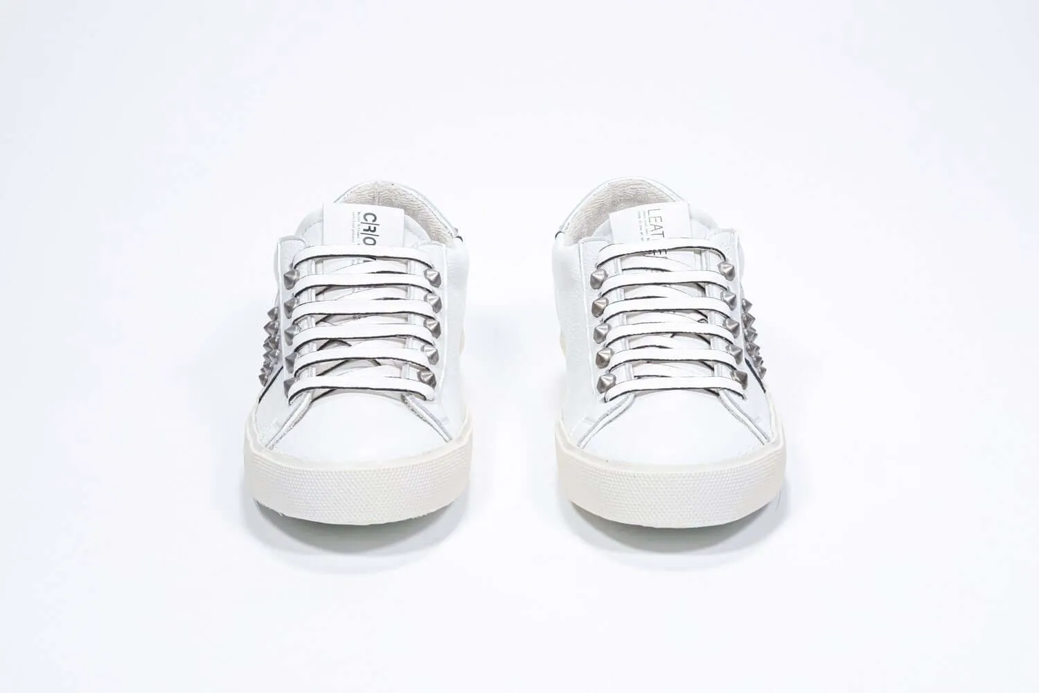 STUDLIGHT | Silver & White  - Low Top - Women