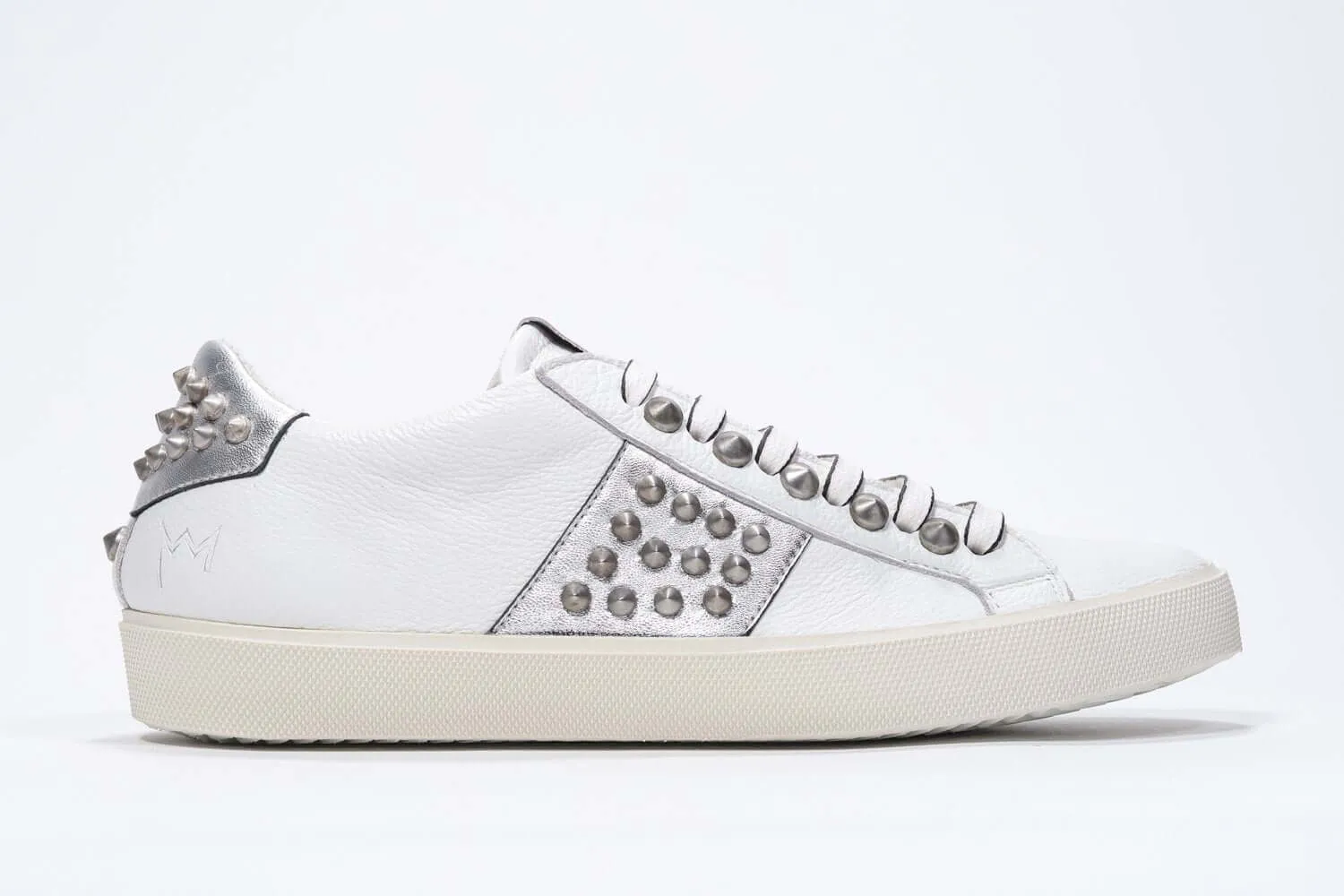 STUDLIGHT | Silver & White  - Low Top - Women