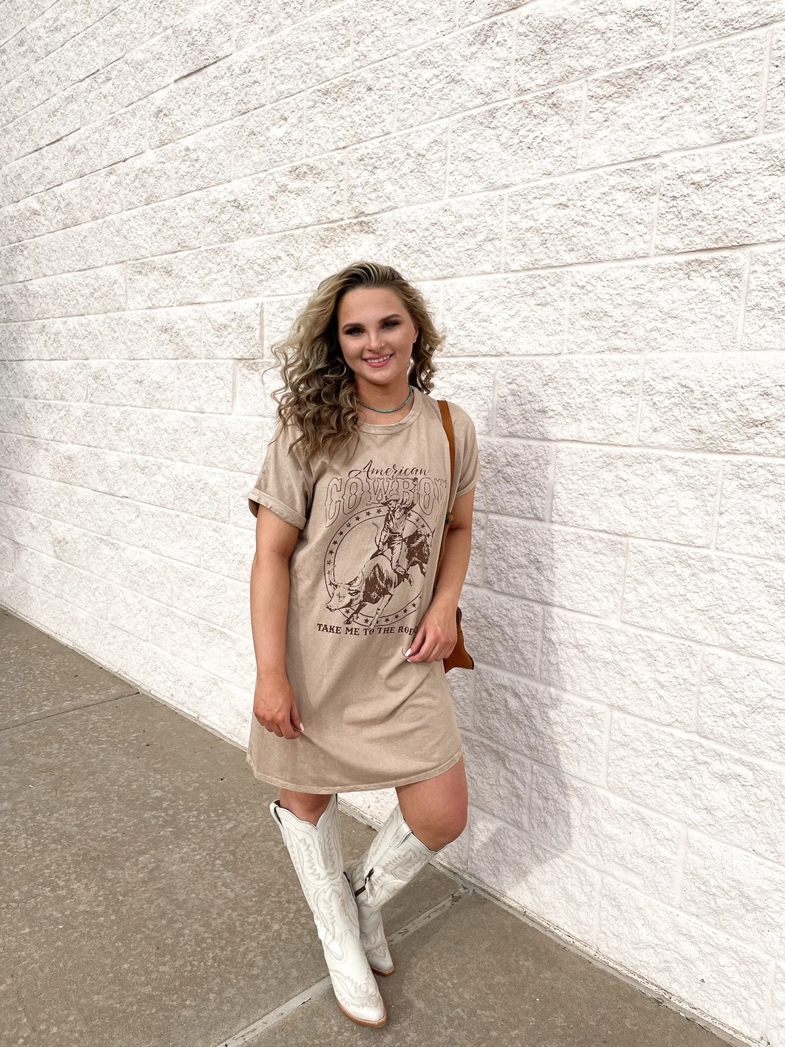 Take Me To The Rodeo Tee Dress