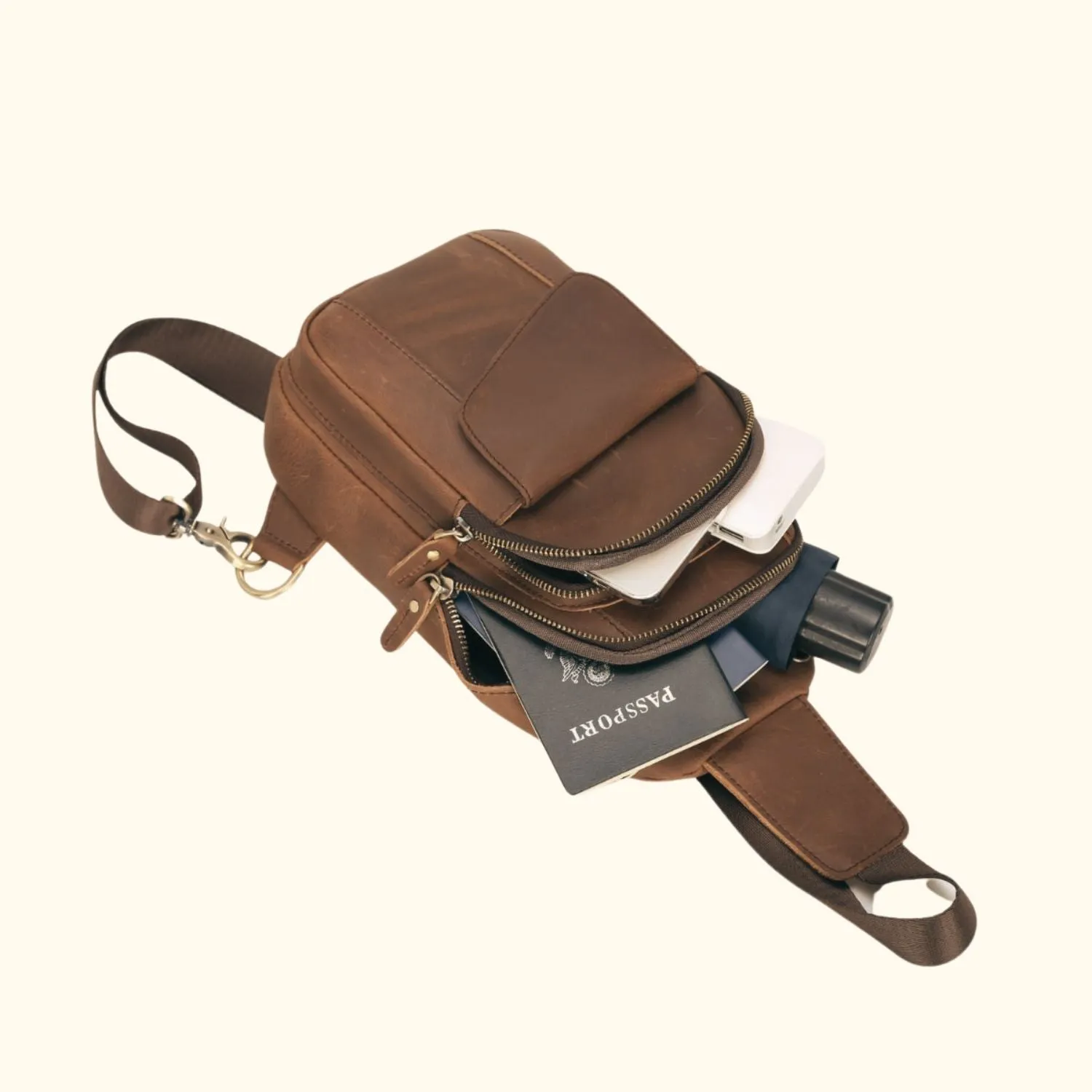 The Gun Slinger – Leather Crossbody Bag