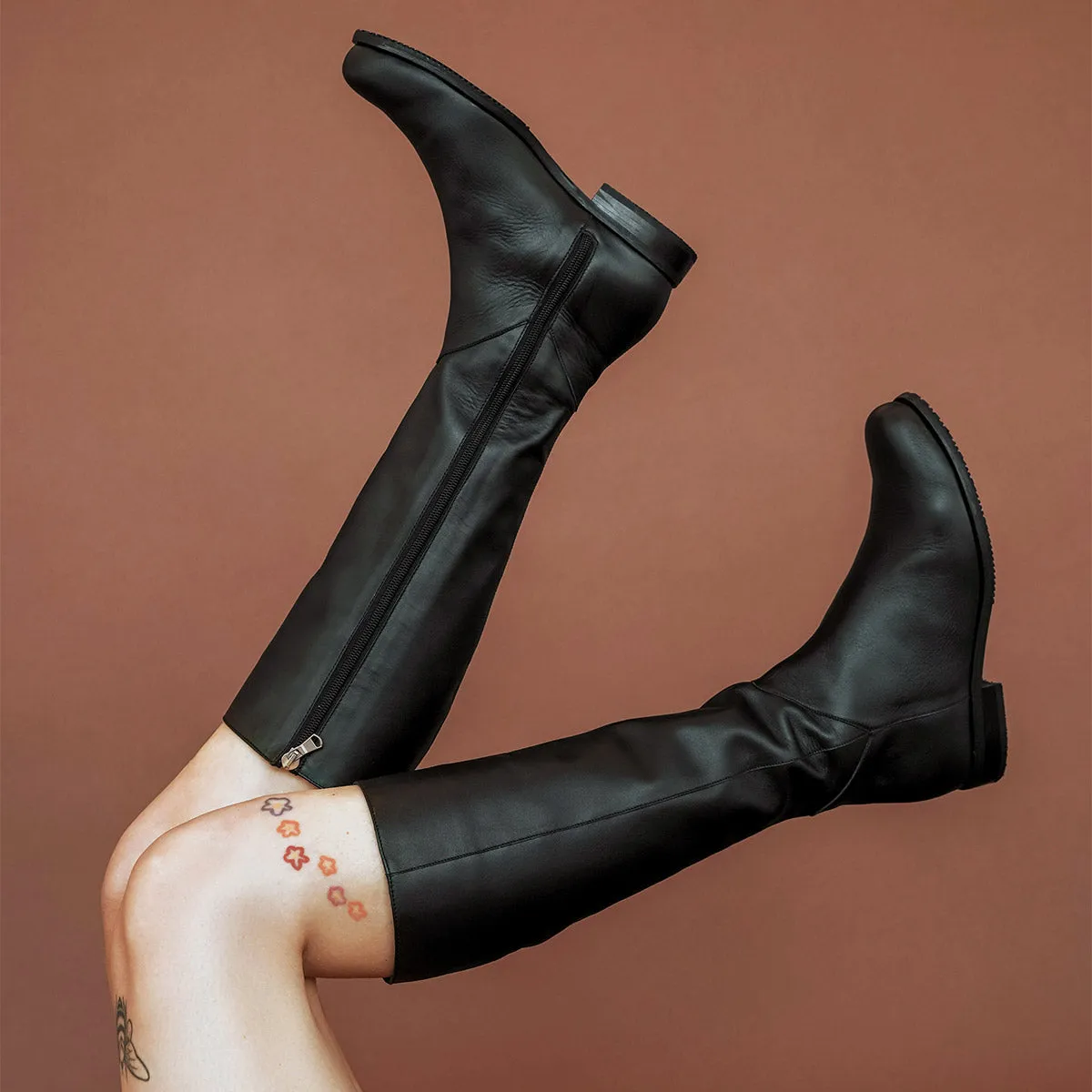 The Kensington Boot Black Water Resistant Made To Order