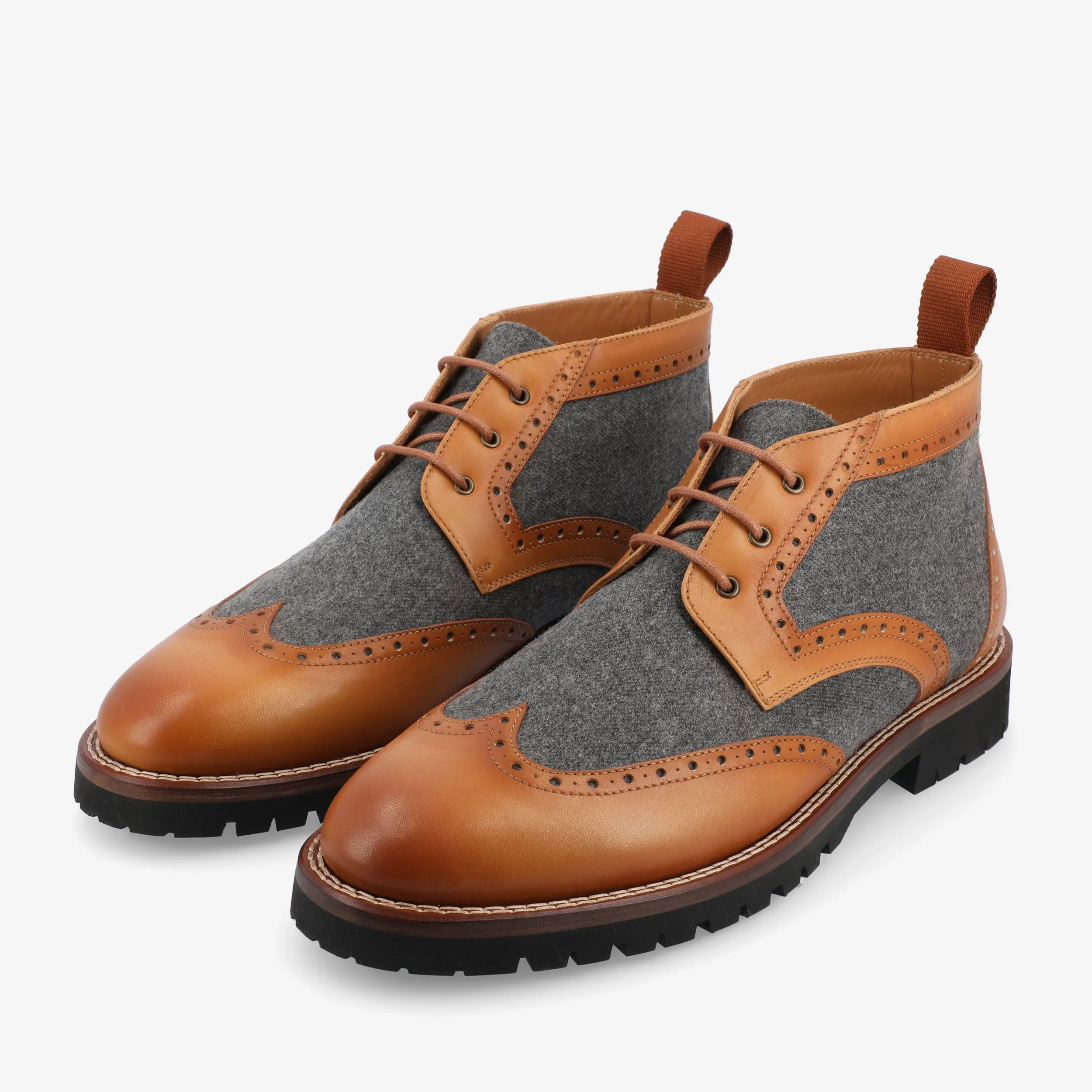 The Livingston Chukka in Grey/Brown (Last Chance, Final Sale)