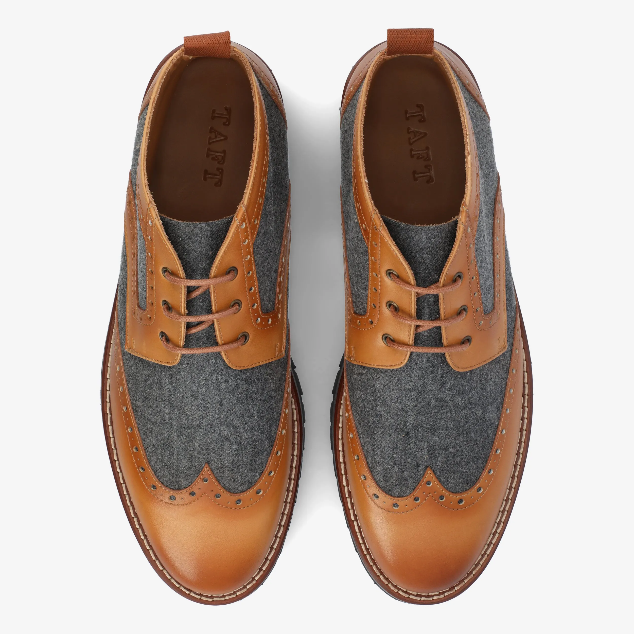 The Livingston Chukka in Grey/Brown (Last Chance, Final Sale)