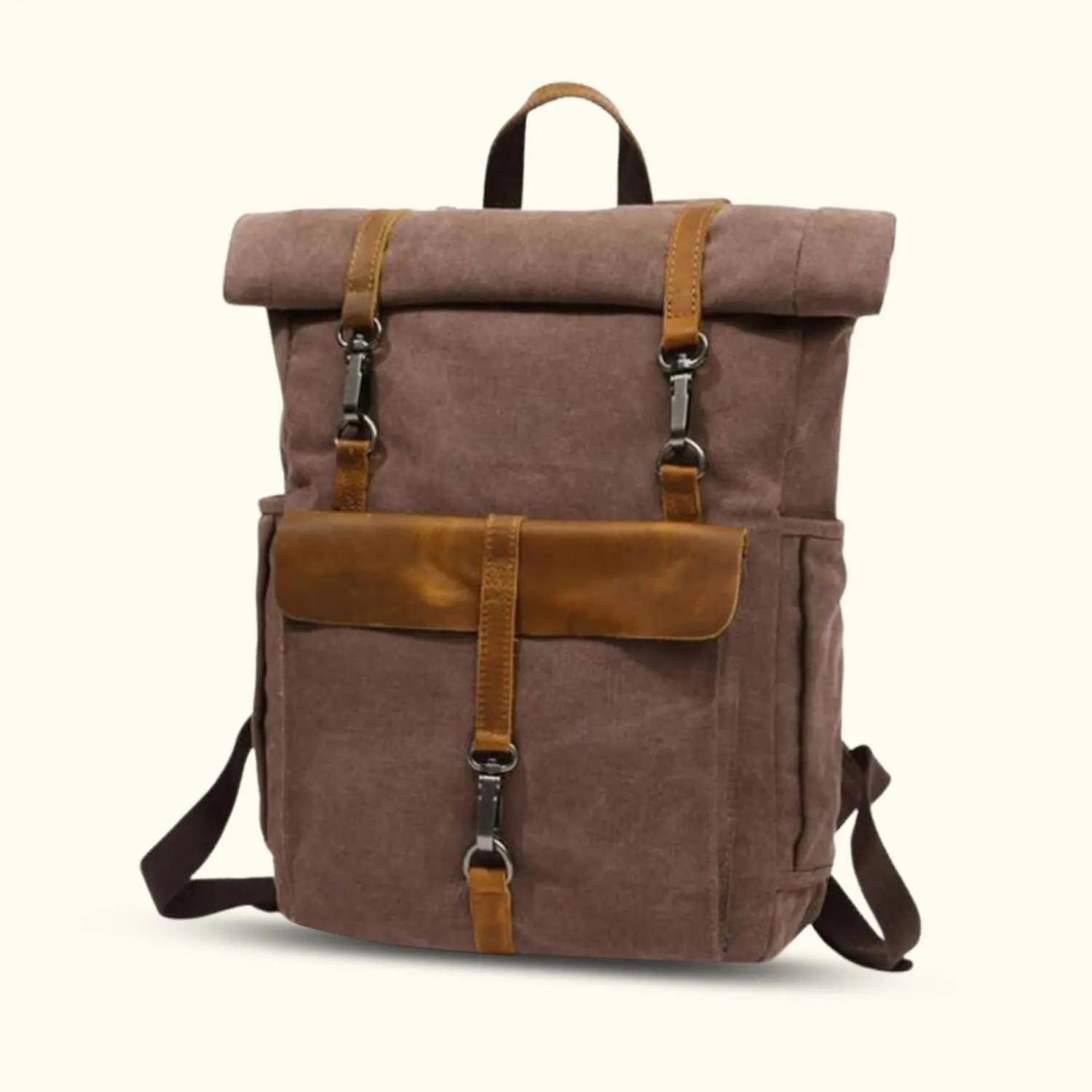 The Vintage Voyager - Soft Canvas Backpack