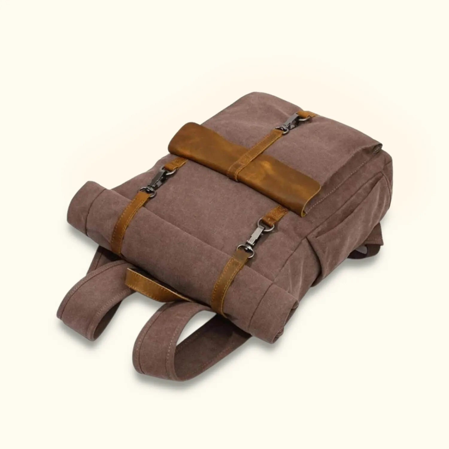 The Vintage Voyager - Soft Canvas Backpack