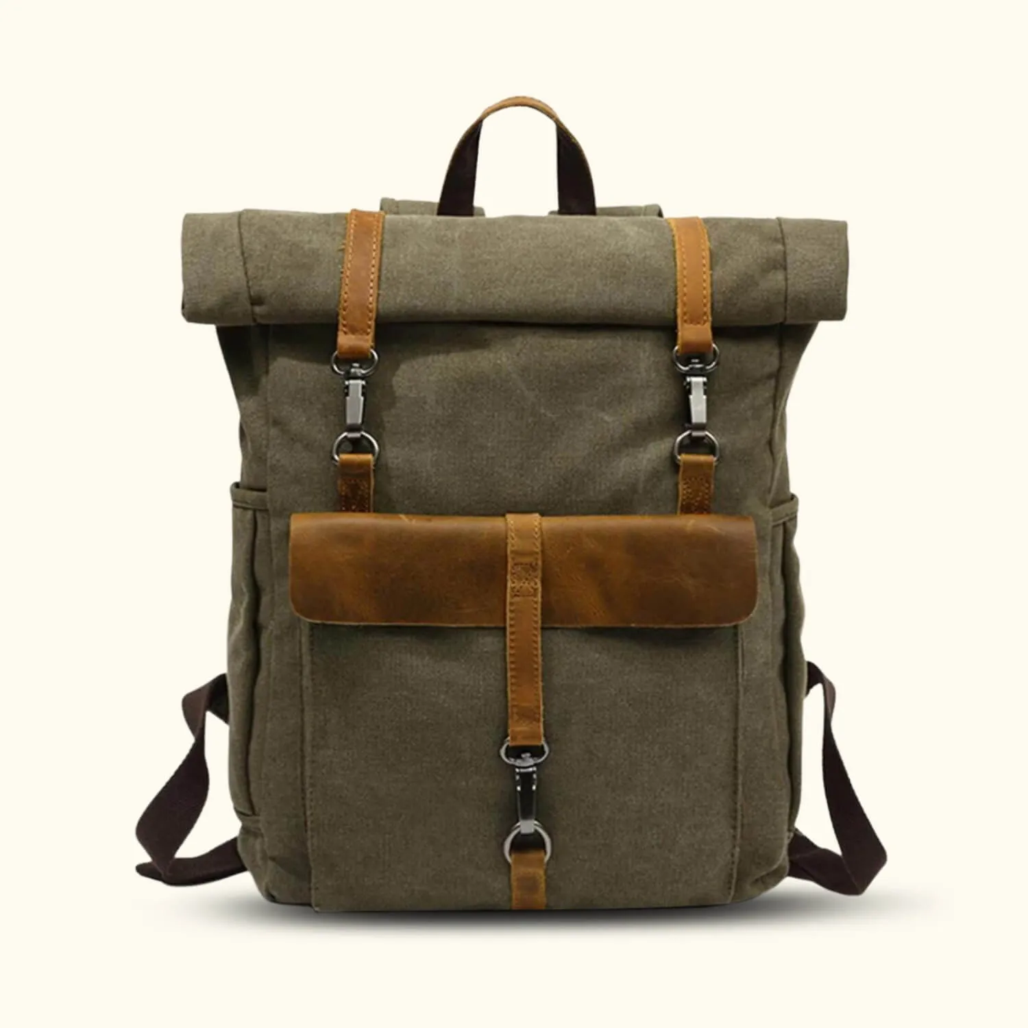 The Vintage Voyager - Soft Canvas Backpack