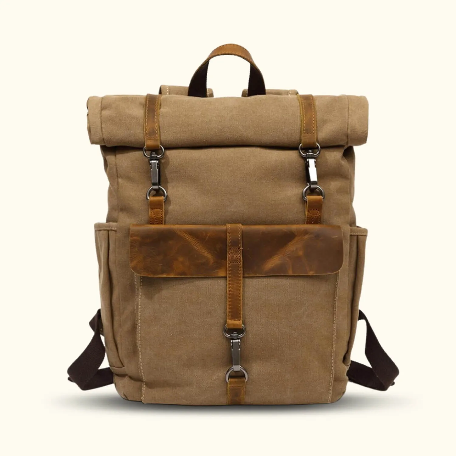 The Vintage Voyager - Soft Canvas Backpack