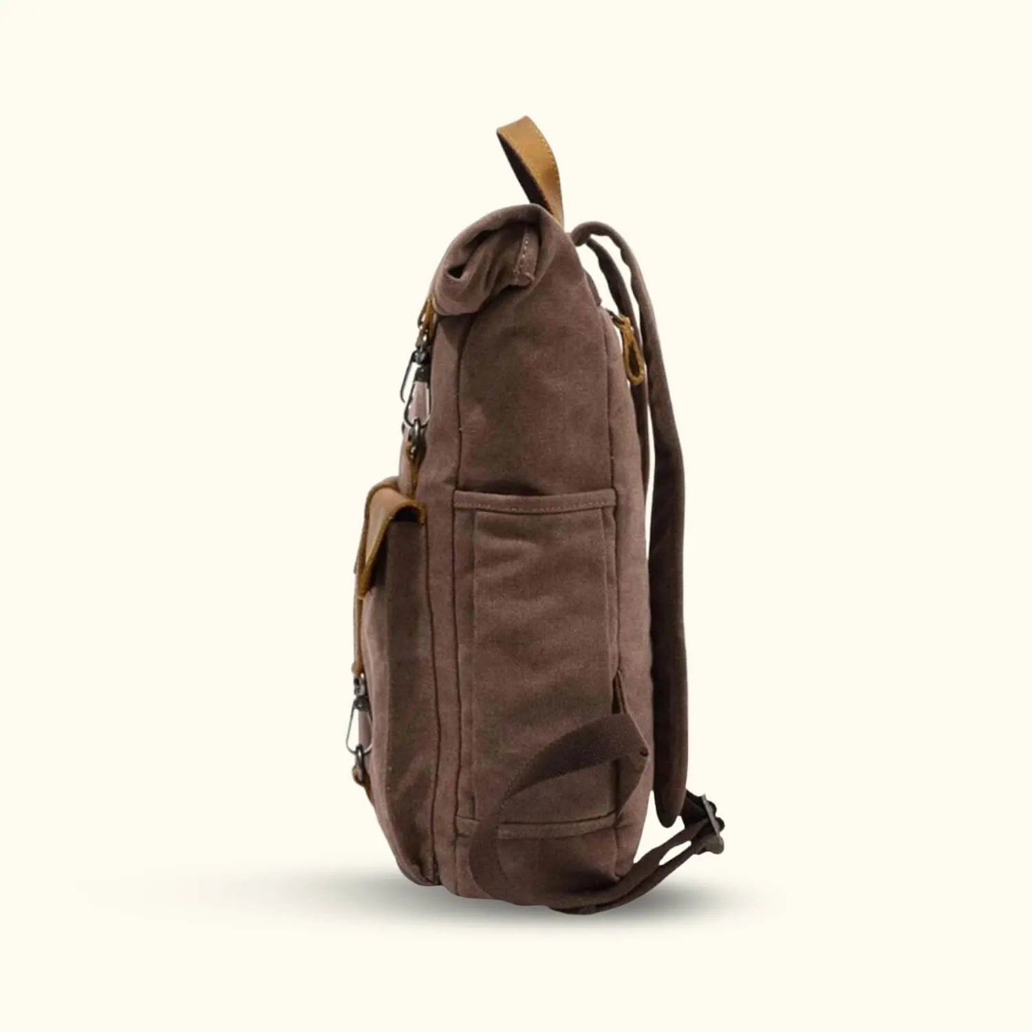 The Vintage Voyager - Soft Canvas Backpack