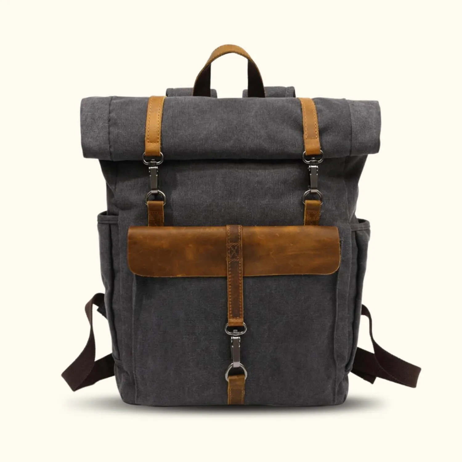 The Vintage Voyager - Soft Canvas Backpack