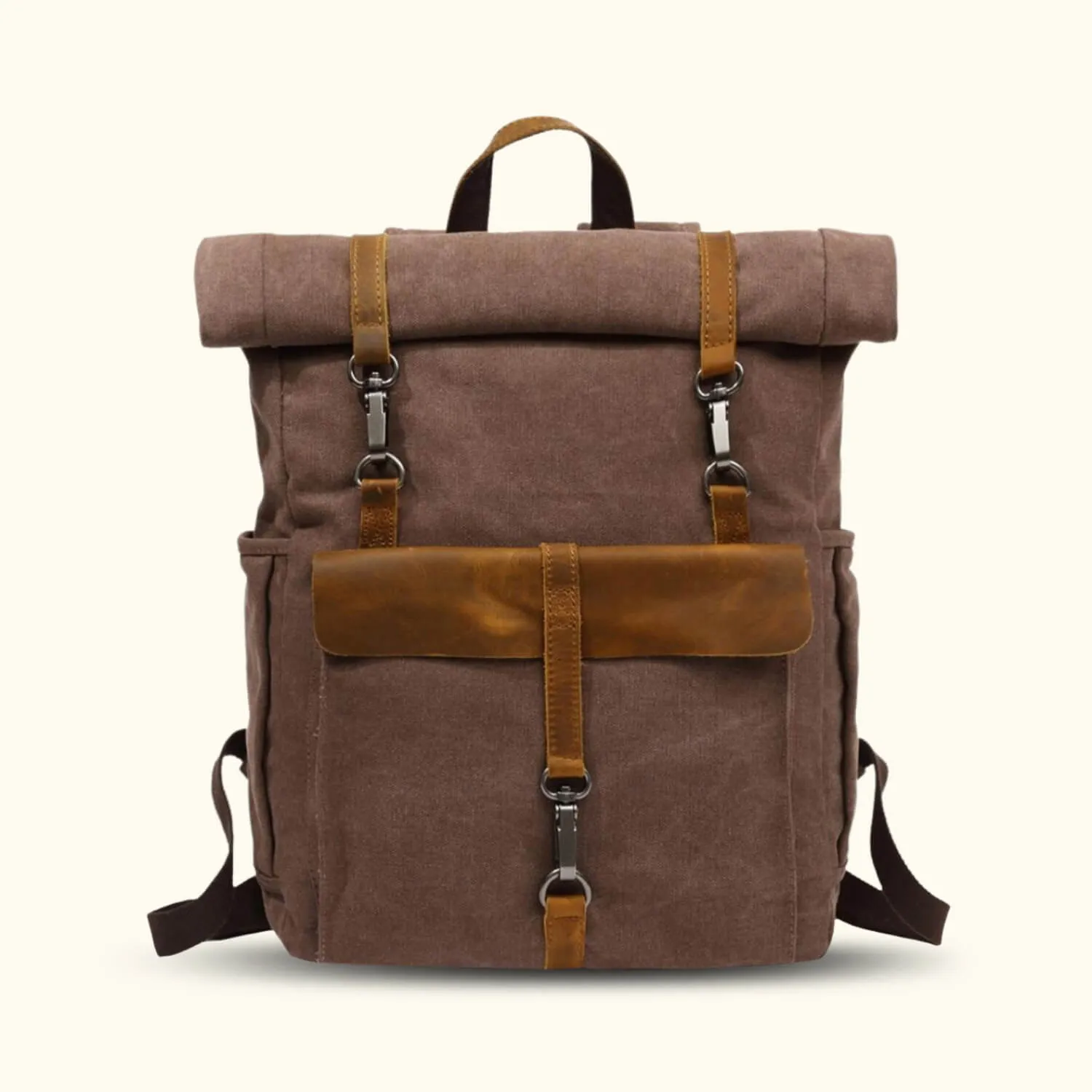 The Vintage Voyager - Soft Canvas Backpack