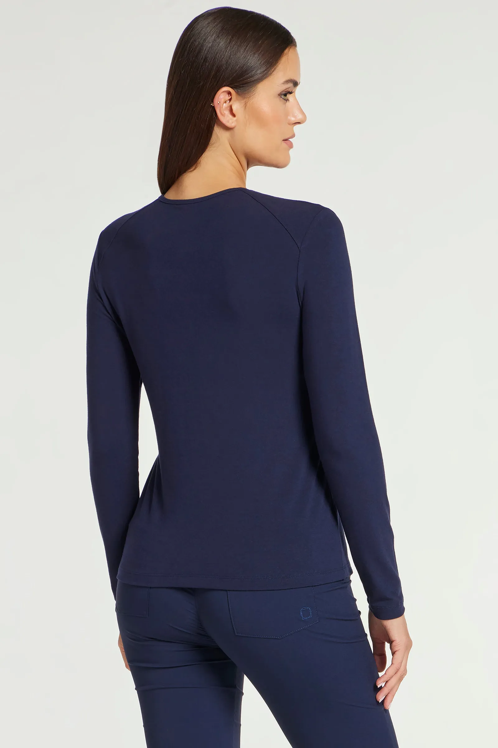 Tony Pima Cotton Long-Sleeve Top