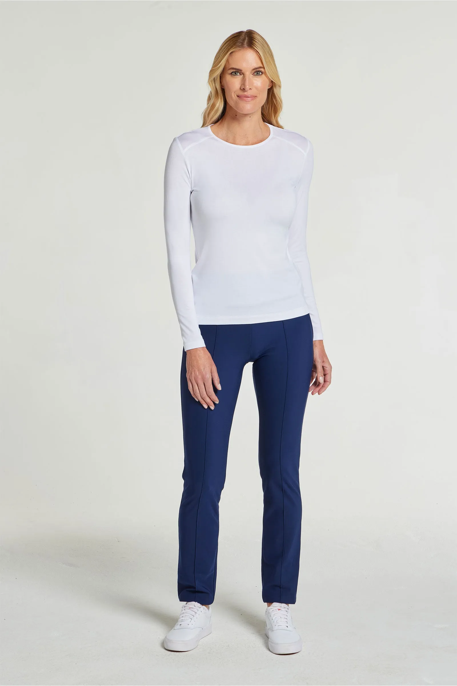 Tony Pima Cotton Long-Sleeve Top