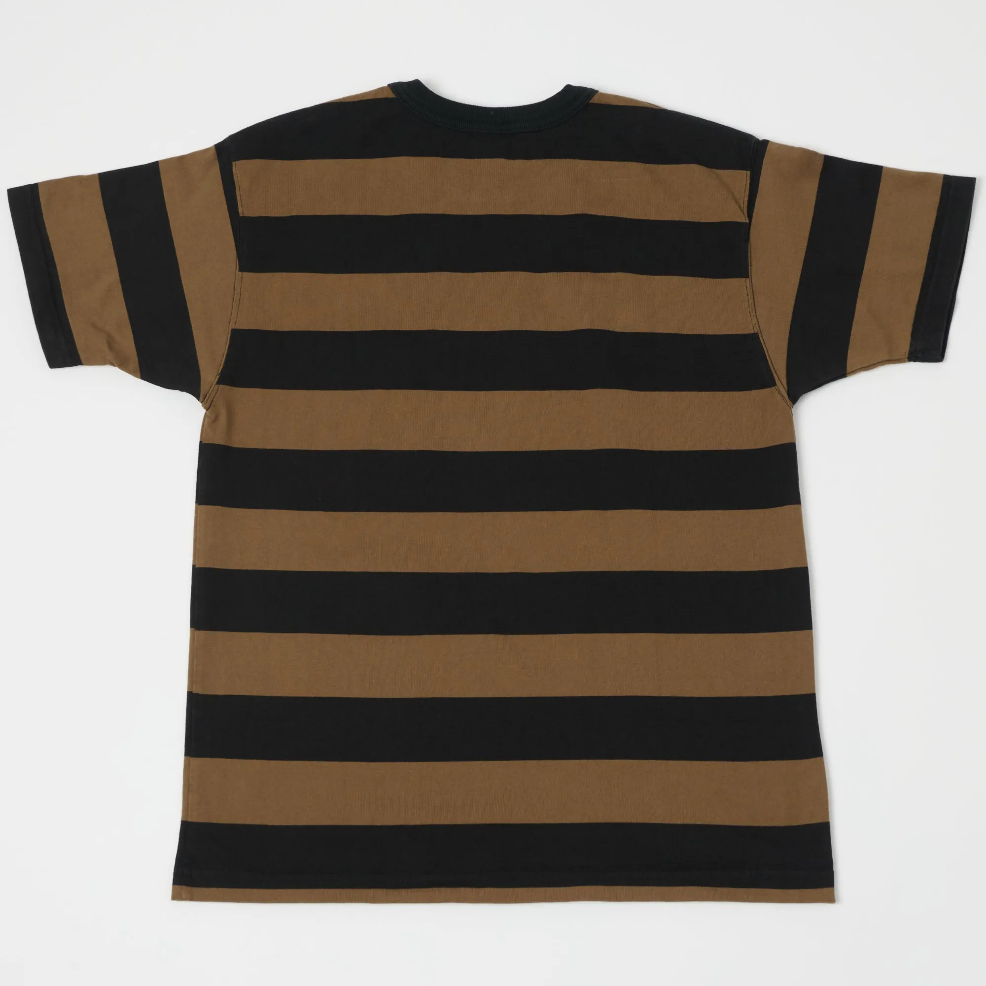 TOYS McCOY TMC2032 Bordered Stripe Pocket Tee - Coyote/Black