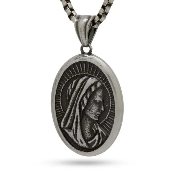 Virgin Mary Portrait Necklace