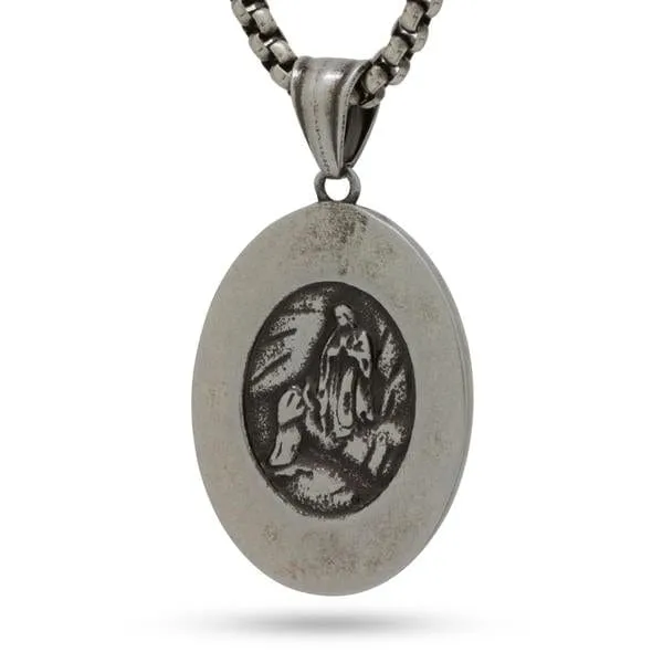 Virgin Mary Portrait Necklace