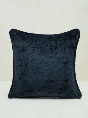 Westside Home Dark Navy Chenille Cushion Cover